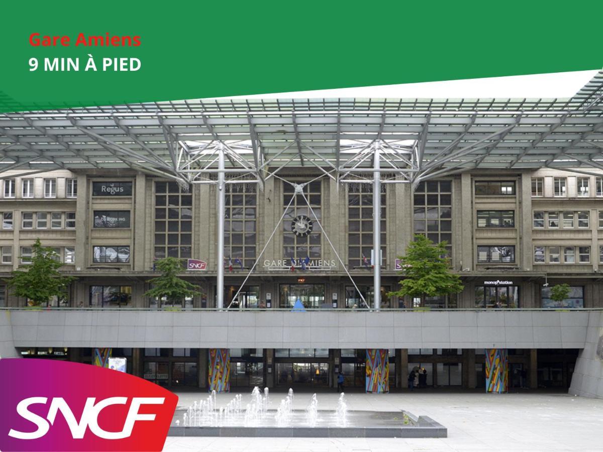 Cinema & Disney Avec Balcon & Parking En Hyper Centre Amiens Bagian luar foto